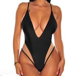 Elegant Black Women's Swimsuit